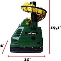 Lanceur de balles de pickleball 680PBH avec filet de retour, épaisseur 16 mm, équipement d'entraînement et de divertissement pour la pratique solo, fabriqué en Chine