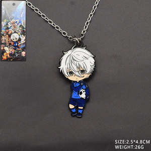 Collar y Llavero de Metal con Diseño de Anime Azul <span class=keywords><strong>Seishiro</strong></span> <span class=keywords><strong>Nagi</strong></span> de Alta Calidad, 8 Diseños, para Decoración de Mochilas - Product Image 4