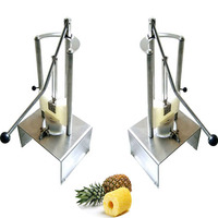 Commerciële roestvrijstalen ananas schilmachine, fruit ananas schilmachine voor fruitverwerkingsbedrijven