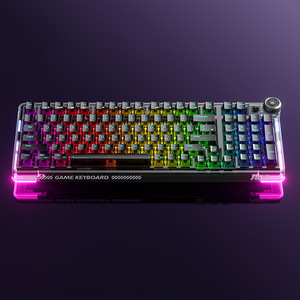 Clavier de jeu AOC 104 touches rétroéclairé RVB mécanique pleine taille programmable à échange à chaud trois modes pour le jeu et le bureau - Product Image 1