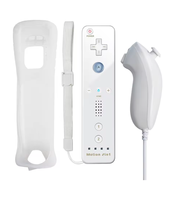 Manette sans fil 2-en-1 2026P pour NS Wii, télécommande Motion Plus, manette de jeu pour accessoires de contrôle des jeux NS Wii