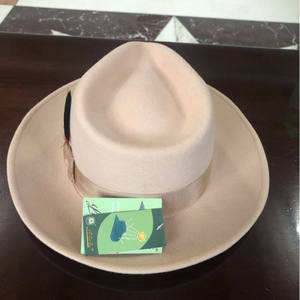 Chapeau en feutre de laine unisexe pour hommes et femmes, chapeaux Fedora en laine pour église, casquette <span class=keywords><strong>Majorette</strong></span> en feutre pour homme, chapeau Fedora en laine pour homme - Product Image 6