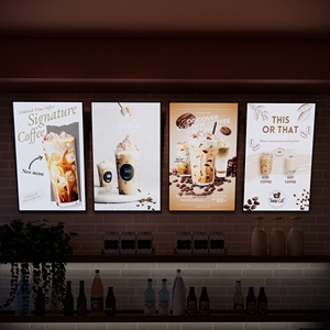 Boîte à lumière LED personnalisée, boîte à lumière pour menu, boîte à lumière publicitaire, boîte à lumière pour restaurant, enseigne de logo de comptoir, enseigne de lettres lumineuses LED - Product Image 3