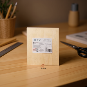 แผ่นไม้สี่เหลี่ยมผืนผ้า ขนาด 13x18 ซม. หนา 0.25 ซม. สำหรับงานฝีมือ - Product Image 3