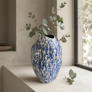 Jarrón de Cerámica Retro de Estética Oriental Wabi <span class=keywords><strong>Sansan</strong></span>, Decoración Floral, Jarrón Abstracto Artístico Contemporáneo Hecho a Mano - Product Image 5