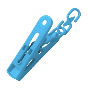 Colgador de ropa plegable con gancho rectangular, tendedero portátil para ropa, organizador de pantalones y corbatas con clip - Product Image 5