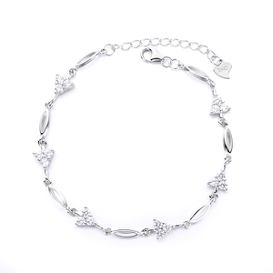 Bracelet en bambou en argent sterling 925 Vent froid Simple Lumière Luxe <span class=keywords><strong>Nice</strong></span> Design Sense - Product Image 2