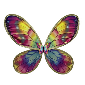 Per il Giorno dei Bambini è stata organizzata una performance sul palco con ali di farfalla con stampe colorate, costumi da festival e accessori. - Product Image 3