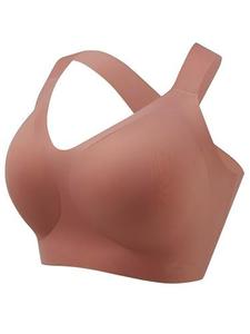 <span class=keywords><strong>Reggiseno</strong></span> senza cuciture ad alto comfort, stile gilet, taglie forti, senza ferretto, push-up, con <span class=keywords><strong>schiena</strong></span> incrociata, <span class=keywords><strong>per</strong></span> donne con seno grande - Product Image 5