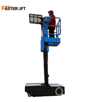 Chariot élévateur électrique Anna Warehouse, 5m 6m de levage, 300 kg, chariot élévateur électrique autopropulsé, chariot élévateur électrique pour la vente