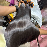 Paquetes de Cabello Humano Brasileño Virgen 12A al por Mayor, Sin Procesar, Cutícula Alineada, Doble Trama a Máquina