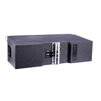 Altavoces Lineales Pasivos GL-312 de Madera y Metal, Doble de 12 Pulgadas, 3 Líneas, 4 Ohmios, Alta Potencia, para Actuaciones en Interiores y Exteriores