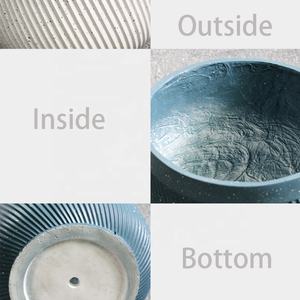 12 Inch Concrete Planters <strong>African</strong> <strong>Violet</strong> Teal Plant Pots <strong>for</strong> <strong>Sale</strong> Without Saucer - Product Image 6