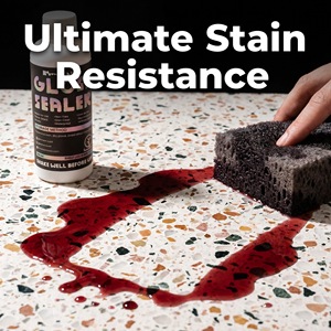 Vernis transparent à base d'eau pour béton, sûr pour les animaux, pour la fabrication sur mesure de gamelles et stations d'alimentation pour chiens - Product Image 1