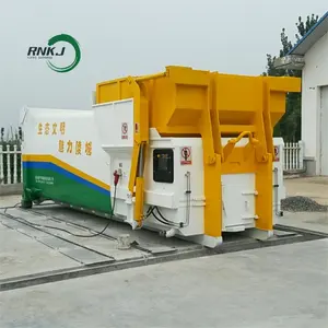 RNKJ Waste Management Self Contained Compactor Equipment Waste Disposal Trash Compactor