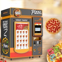 Automatisation complète Distributeur automatique d'aliments chauds et de pizzas Distributeur automatique de pizzas parapluie personnalisé Machine à fabriquer des aliments