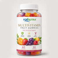 OEM Aanpasbare Multivitamine Gummies voor Volwassenen, Gemengde Fruit Smaak, Dagelijkse Wellness Voedingsupplement