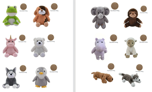 Superbe cadeau : Ours en peluche lesté, tissé, pour soulager l'anxiété, la pression et la douleur, idéal pour le sommeil, avec fonction de chauffage au micro-ondes, en forme d'animal. - Product Image 6