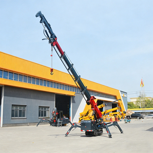 מנוף עכביש L-339 חדש 3 טון 5 טון 8 טון מיני הידראולי טלסקופי עם שלט רחוק, מנוע חשמלי/דיזל, עם תעודת CE - Product Image 3