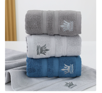 Toalla 100% Algodón Tejida de Color Sólido, Gruesa, Absorbente, Suave, Ecológica, Ideal para Regalos de Supermercado, Beneficios para Empleados