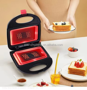 Venta Directa de Fábrica: Máquina para Hacer Sándwiches y Waffles, Tostadora Rápida de 2 Rebanadas para Desayuno - Product Image 6