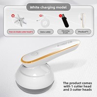 Nouvel appareil rechargeable en acier inoxydable pour l'élimination des boules de poils et des peluches, avec aspiration des cheveux et brosse à vêtements