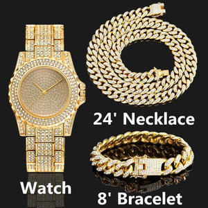 手表和项链套装Hodinky a nahrdelnik套装damske石英hodinky slitiny厂家直销设计 - Product Image 3