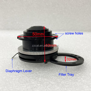 Abbe condenseur NA1.25 Microscope biologique pièces de rechange amélioration de la luminosité condenseur Iris pour <span class=keywords><strong>XSP</strong></span> 00 série - Product Image 5