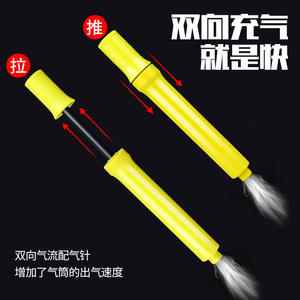 สปอลดิ้งปั๊มลมแบบแมนนวลขนาดเล็กสำหรับบาสเก็ตบอลฟุตบอลบอล 0.1-10 บาร์เครื่องเติมลมแบบพกพาอุปกรณ์กีฬากลางแจ้ง - Product Image 4