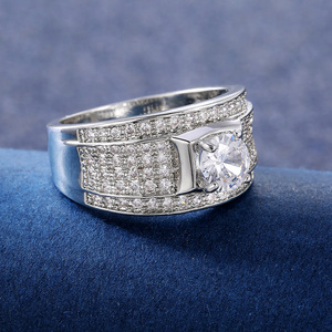 Anello da Uomo alla Moda, Stile Business Audace, in Lega, Aperto e Regolabile, Gioiello Minimalista Moderno - Product Image 4