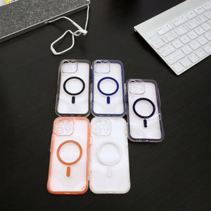 Nueva venta al por mayor de parachoques negro transparente resistente a los golpes TPU funda de teléfono móvil <span class=keywords><strong>para</strong></span> Samsung S23 cubierta <span class=keywords><strong>ultra</strong></span> magnética - Product Image 2