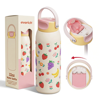 Gourde isotherme moderne en acier inoxydable à double paroi, personnalisable et écologique, 40oz/32oz/24oz/18oz/14oz