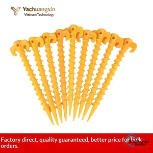 Ground Nails Plastic <b>Tent</b> Pegs 20cm Heavy Duty Beach <b>Tent</b> Pegs for Camping <b>Canopy</b> and Tarp - Product Image 4