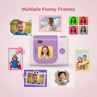 Montre-caméra numérique pour enfants Licorne, appareil photo portable avec mode pendentif pour les tout-petits, cadeau d'anniversaire idéal avec certification CE