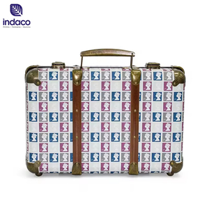 Carry Paper Suitcase Wholesale Cardboard Suitcases for Kids Children Sustainable Clothing Packaging with Handle - Product Image 4