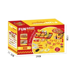Trẻ Em Mô Phỏng Bánh <span class=keywords><strong>Hamburger</strong></span> Bánh Pizza Đồ Chơi Mini Thực Phẩm Đồ Chơi Nhà Hàng Gia Đình Xô Đạo Cụ Thực Phẩm Nhân Tạo Giả Vờ Chơi Nhà Đồ Chơi - Product Image 2