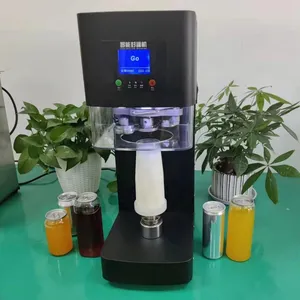Полностью автоматическая машина для Модель интеллигентая (ый) закаточная машина non-роторный модель может быть использована для герметизации Машина для использования в укупорки банок для напитков