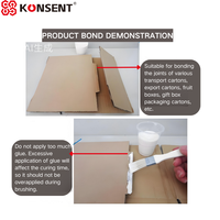 Non adhésif de jaunissement de cachetage de carton pour le carton imprimé et les boîtes d'emballage ondulées