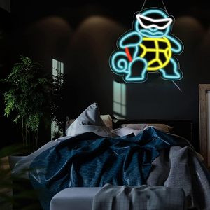 Cuộc sống tuyệt vời nhân vật hoạt hình Neon Túi Quái Vật khu vực trò chơi Logo thanh acrylic cơ thể phòng khách trang trí cảnh quan - Product Image 6