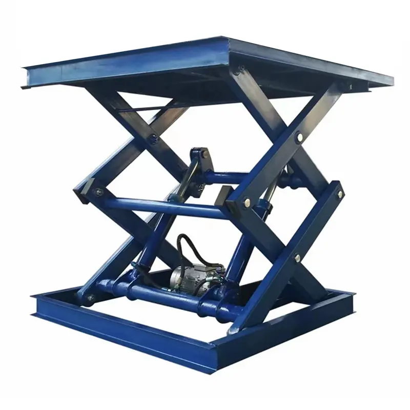 fixed shear fork lift/low lift lifting equipment height scissor lift table/4-10m lifting platform lifting equipment