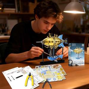 Rompecabezas Metálico 3D del <span class=keywords><strong>Barco</strong></span> de <span class=keywords><strong>Vapor</strong></span> Victoria de Piececool, Kit de Modelo Moderno para Armar, <span class=keywords><strong>Barco</strong></span> Coleccionable, Decoración de Escritorio, Regalo para Adultos - Product Image 6