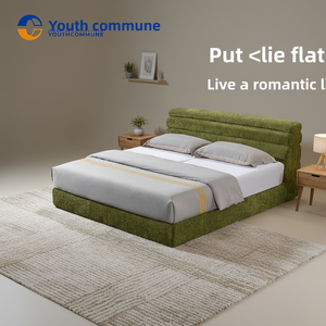 Sofá Cama Compacto para Espacios Pequeños - Sofá Modular 2 en 1 de Tela, Estilo Nórdico Minimalista, Mueble Moderno para Dormitorio - Product Image 1
