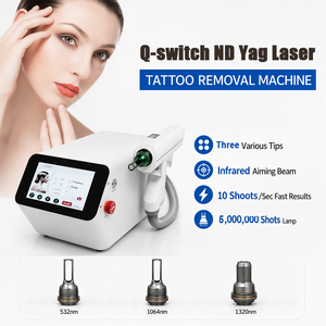 Machine portable de suppression de tatouages au <span class=keywords><strong>laser</strong></span> Pico 2000mj 2-10 points, machine <span class=keywords><strong>laser</strong></span> ND Yag Q-switched à forte énergie, <span class=keywords><strong>prix</strong></span> de gros - Product Image 1