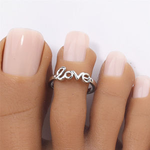 Anillo de pie y anillo para el dedo del pie para mujer, chapado en oro, tamaño pequeño, ajustable, abierto, apilable, joyería de pie para verano y playa - Product Image 6