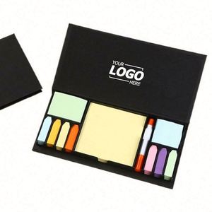 Ensemble de blocs-notes adhésifs personnalisés pour le bureau, blocs-notes multifonctionnels avec feuilles détachables, cadeau de papeterie pour les promotions d'entreprise - Product Image 1
