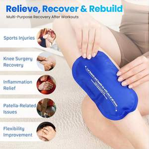 Compresa de Gel Reutilizable para Terapia de Frío/Calor, Envoltura Flexible, Antifaz, Set de 3 Piezas para Alivio del Dolor Articular y el Estrés - Product Image 4