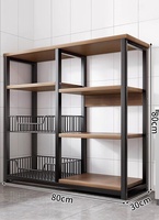 Étagère de rangement en métal pour cuisine, étagère pour four, étagère de cuisine