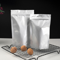 1 Gallon 2 Gallons Sacs D'aspirateur De Papier D'aluminium Thermosoudable Ziplock Fermeture À Glissière Sacs De Stockage De Nourriture de Preuve D'odeur Sac En Papier Argenté