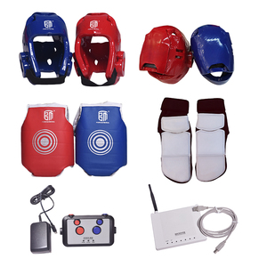 Wt chứng nhận Taekwondo thiết bị điện tử waychamp thông minh hệ thống tính điểm hogu thiết bị đầu bảo vệ cơ thể bảo vệ chân cảm biến - Product Image 2