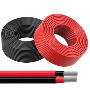 Câble Solaire Photovoltaïque DC Certifié TUV PV1f XLPE 4mm 6mm 10mm en Cuivre Étamé PVC pour Contrôle Électrique Industriel - Product Image 2